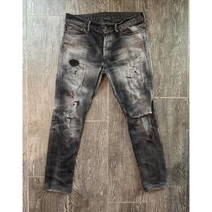 John Elliott Cast 2 Clash Black Denim Jeans Men’s 31 Distressed